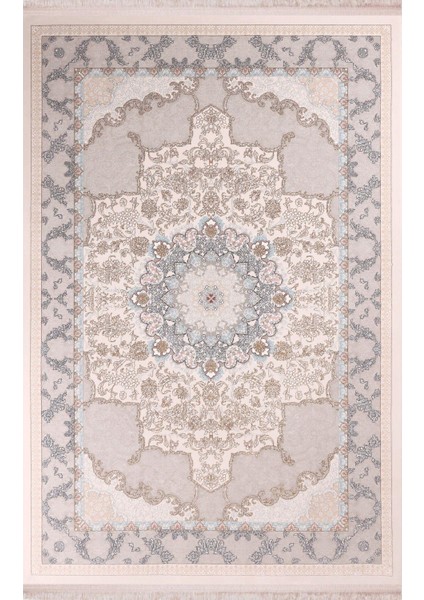 Louvre 38520 Krem Retro Klasik Desen Halı