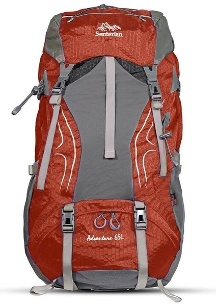 Cave Backpack 65 Litre Sırt Çantası Bordo Renk