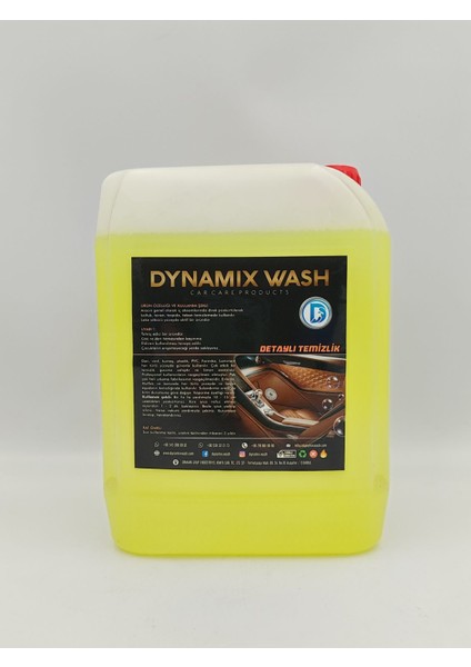 Dynamix Wash Halı Şampuanı Köpüklü Ev Tipi Dökme Yıkamalar Için 5 kg