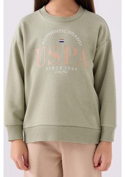 Kız Çocuk Eşofman Takımı US1975 Çay Yeşili fırsatları