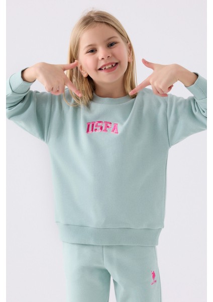 Kız Çocuk Eşofman Takımı US1979 Su Yeşili fiyatları