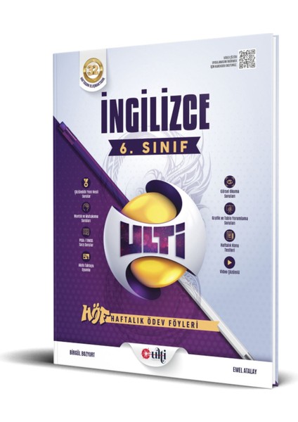 6. Sınıf Ingilizce Haftalık Ödev Föyleri