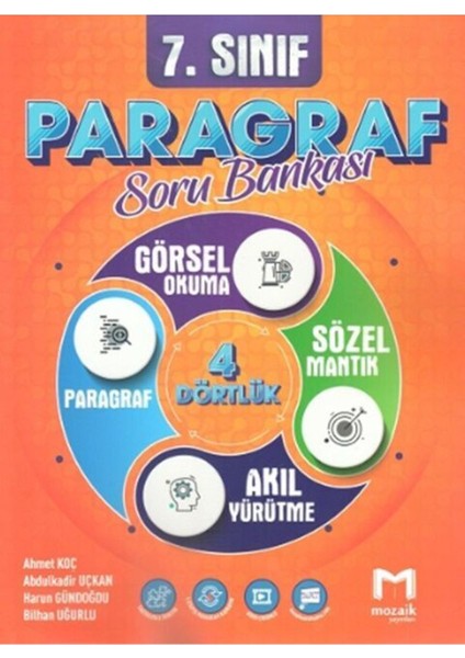 Mozaik Yayınları 7. Sınıf Paragraf Soru Bankası - 2025