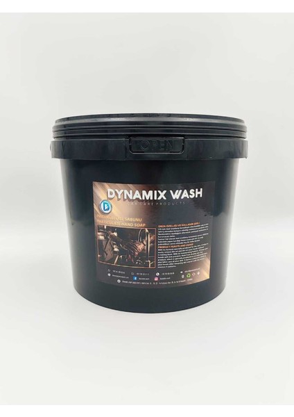 Dynamix Wash Yüksek Kaliteli Partiküllü El Sabunu 8kg - Sanayi Tipi El Sabunu - Kumlu El Sabunu 8 kg