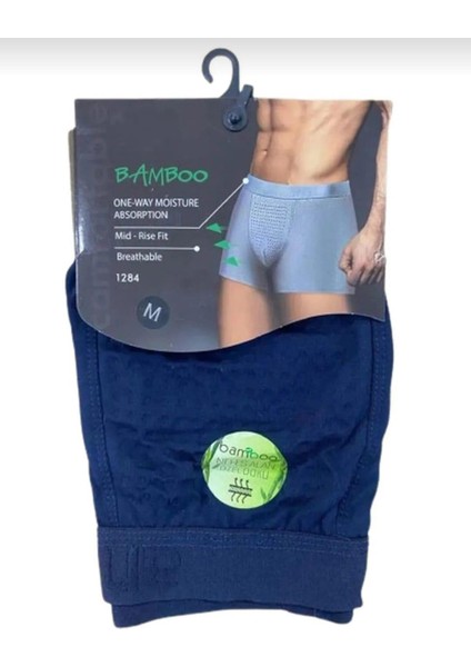 1284 Erkek Nefes Alan Bambu Boxer 6 Adet