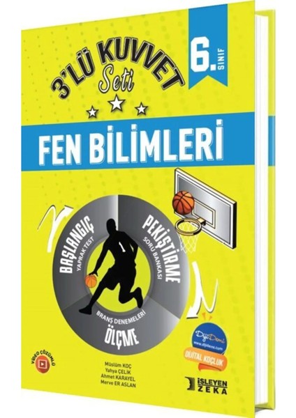 Işleyen Zeka 6. Sınıf Fen Bilimleri 3 Lü Kuvvet Serisi Seti