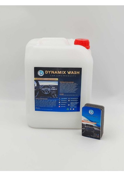 Dynamix Wash Yüksek Kaliteli 2'li Set Torpido Bakım Kremi 5 kg ve Torpido Sünger Cockpıt Cream