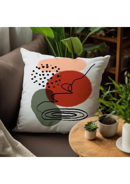 Modern Tasarımlı 4'lü Yastık Içi ve Kırlent Kılıfı 45CM 113707