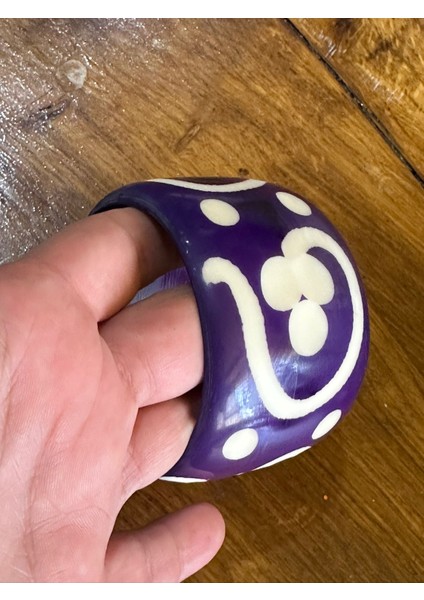 Desenli Kadın Hint Bileziği Çap 7 M