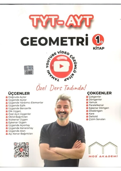 Alan Yayıncılık Moz Akademi TYT AYT Geometri 1. Kitap Soru Bankası