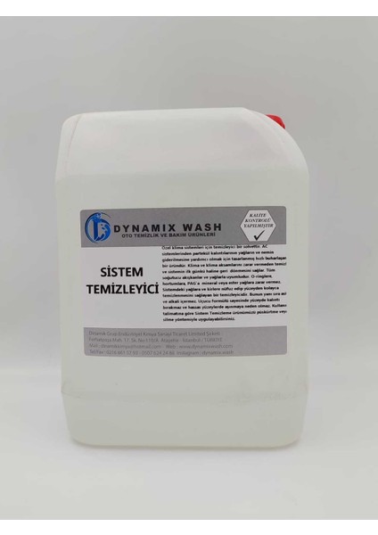 Yükek Kaliteli Sistem Temizleme Solventi Dx - Mecanik 5 kg