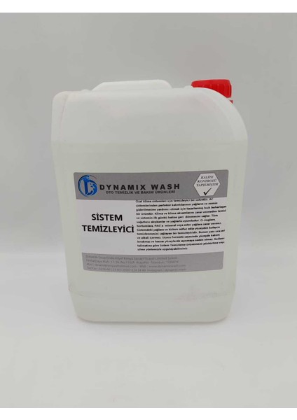 Yükek Kaliteli Sistem Temizleme Solventi Dx - Mecanik 5 kg