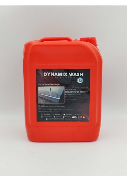 Dynamix Wash Zift Katran Temizleme 5 Lt