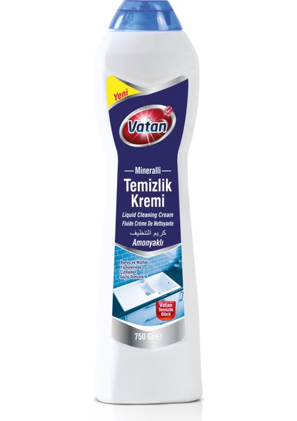 Mineralli Temizlik Kremi Amonyak 750 ml