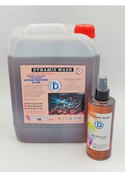 Çilek/strawberry Ortam Parfümü 2'li set Araç Parfümü Oto Parfümü 5 Lt - 250 ml indirimleri
