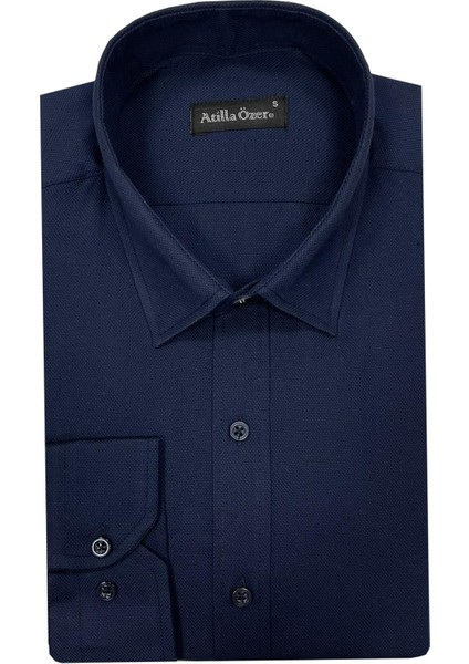 Atilla Özer Uzun Kol Slim Fit Erkek GÖMLEK-6851