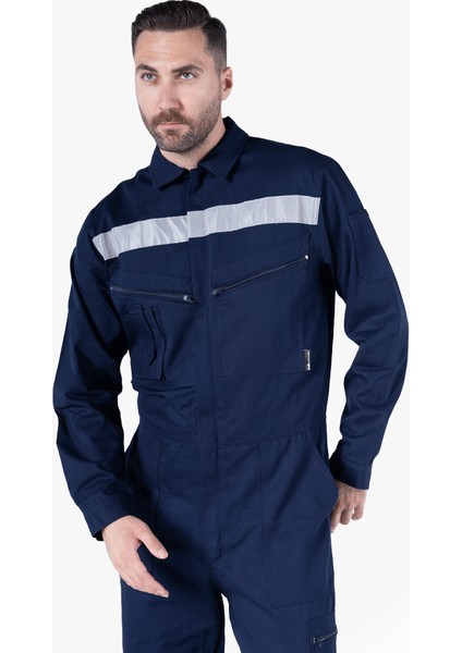 Reflektörlü Cepli Pamuklu Tulum fırsatları