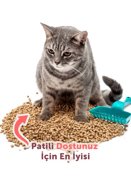 MissCatt  Çam Pelet Kedi Kumu
1 adet 20 lt/10 kg + 1 adet 10 lt/5 kg Doğal, Kokusuz, Çam Peleti