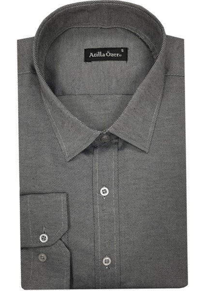 Uzun Kol Slim Fit Erkek GÖMLEK-6854