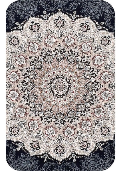 Majestic 38813 Lacivert Klasik Figürlü Retro Halı fırsatları