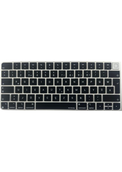 Mcstorey F Klavye Apple Magic Keyboard-3 Touchid'li A2449 A2450 Modeli ile Uyumlu