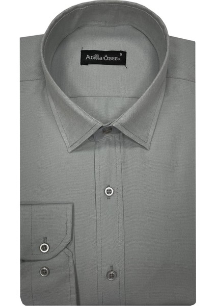 Uzun Kol Slim Fit Erkek GÖMLEK-6855