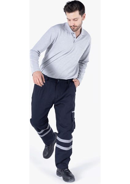 YILDIRIMLAR Yıldırımlar Çift Sıra 3 Cm Reflektörlü Kapitoneli Pantolon
