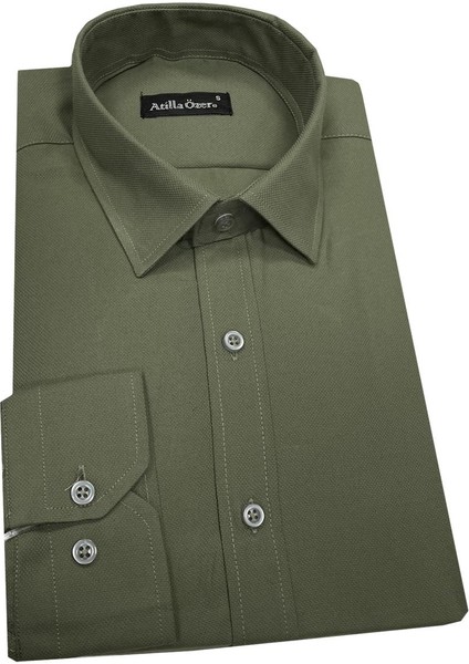 Uzun Kol Slim Fit Erkek GÖMLEK-6857
