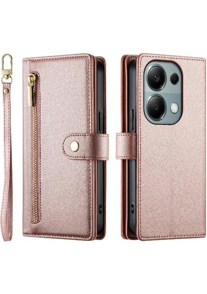 Xiaomi Redmi Not 13 Pro 4g Için Flip Case Çok Fonksiyonlu Standı Iş (Yurt Dışından)
