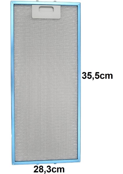 P 28 Ankastre Davlumbaz Aspiratör Alüminyum Yağ Süzgeç Tel Kaset Filtre 28,3X35,5