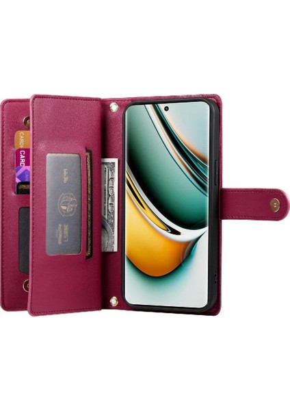 Realme 11 Pro Artı Crossbody Kayış Standı Için Flip Case Çok Fonksiyonlu (Yurt Dışından) indirimleri