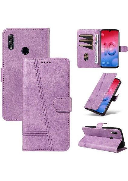 Onur 10 Lite Için Filp Durumda Kredi Kartı Yuvası Siyah ile Preslenmiş Pu Deri (Yurt Dışından) fiyatları