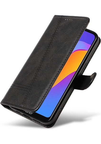 Huawei Y6 2019 Cüzdan Telefon Kılıfı Için Filp Durumda Preslenmiş Pu Deri ile (Yurt Dışından)