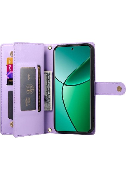 Realme 12 Artı Crossbody Kayış Standı Çok Fonksiyonlu Cüzdan Için Flip Case (Yurt Dışından) indirimleri