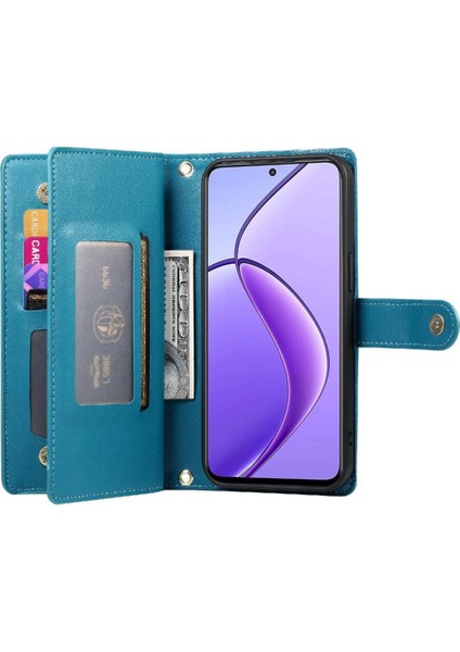 Realme 12 5g Cüzdan Standı Için Flip Case Crossbody Kayış Iş (Yurt Dışından) indirimleri