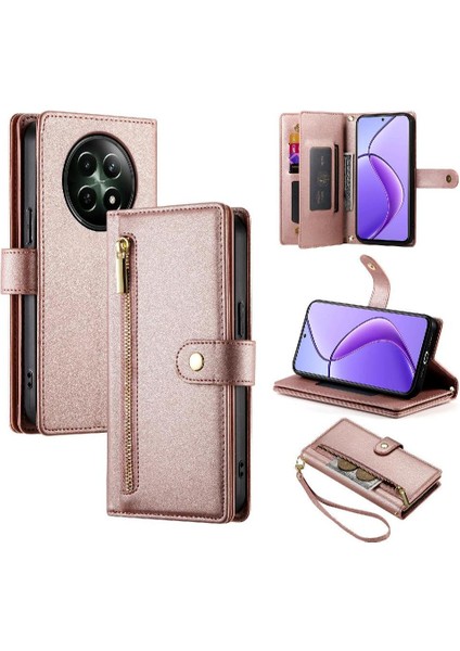 Realme 12 5g Cüzdan Standı Için Flip Case Crossbody Kayış Iş (Yurt Dışından) fiyatları