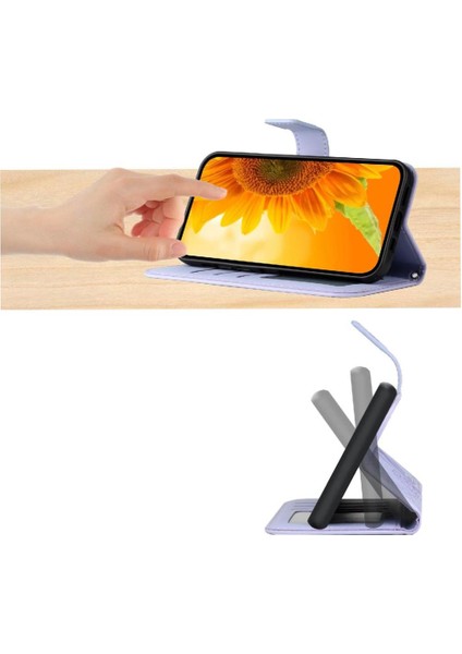 Samsung Galaxy A16 5g Flip Cüzdan Telefon Kılıfı Için Kart Yuvaları ile Pu (Yurt Dışından)