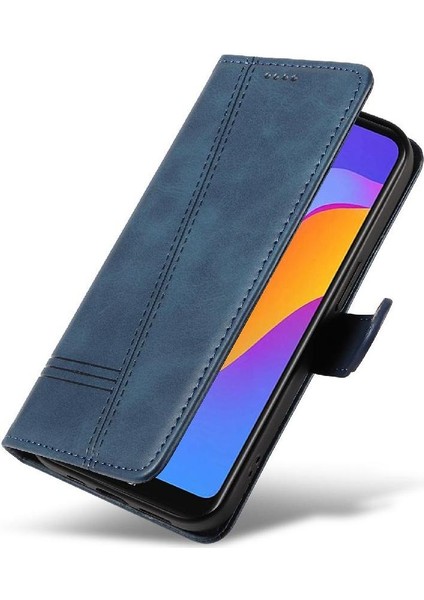 Huawei Y6 2019 Cüzdan Telefon Kılıfı Için Filp Durumda Preslenmiş Pu Deri ile (Yurt Dışından)