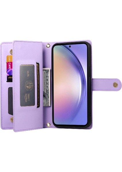 Samsung Galaxy A54 5g Için Flip Case Crossbody Kayış Iş Standı Cüzdan (Yurt Dışından) fırsatları