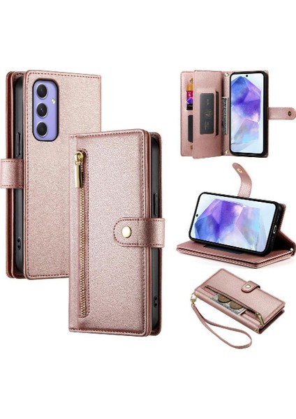 Samsung Galaxy Galaxy Için Flip Case Standı Çok Fonksiyonlu Iş Cüzdan (Yurt Dışından)