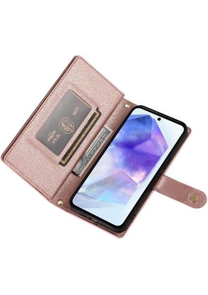 Samsung Galaxy Galaxy Için Flip Case Standı Çok Fonksiyonlu Iş Cüzdan (Yurt Dışından)