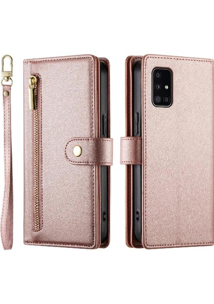 Samsung Galaxy A51 4g Için Flip Case Standı Crossbody Kayış Iş (Yurt Dışından)