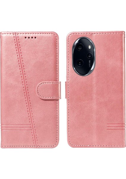 Onur 100 Pro Cüzdan Telefon Kılıfı Için Kredi Kartı Yuvası ile Siyah (Yurt Dışından)
