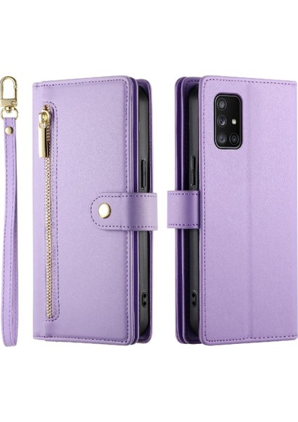 Samsung Galaxy A71 4g Cüzdan Iş Crossbody Kayış Standı Için Flip Case (Yurt Dışından)