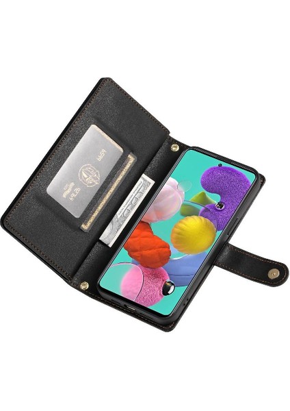Samsung Galaxy A51 4g Için Flip Case Standı Crossbody Kayış Iş (Yurt Dışından)