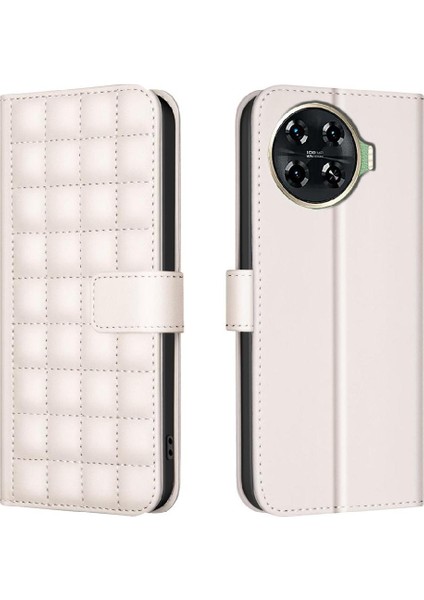 Tecno Spark 20 Pro Artı Cüzdan Pu Deri Kart Yuvaları Tutucu Için Flip Case (Yurt Dışından)