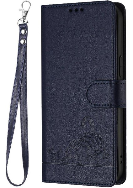 Tecno Camon 19 Kedi Rfıd Cüzdan Kapak Çevirin Kart Yuvası Tutucu Için Kılıf (Yurt Dışından)