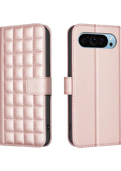 Google Piksel 9 Pro Cüzdan Pu Deri Iş Basit Tarzı Için Flip Case (Yurt Dışından)