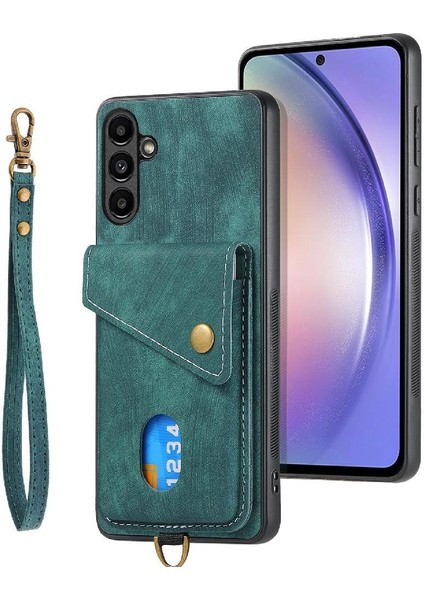 Samsung Galaxy A54 5g Premium Deri Kart Yuvası Manyetik Kapatma (Yurt Dışından) modelleri