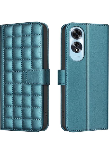 Oppo A60 4g Iş Basit Tarzı Pu Deri Koruyucu Kart Için Flip Case (Yurt Dışından)